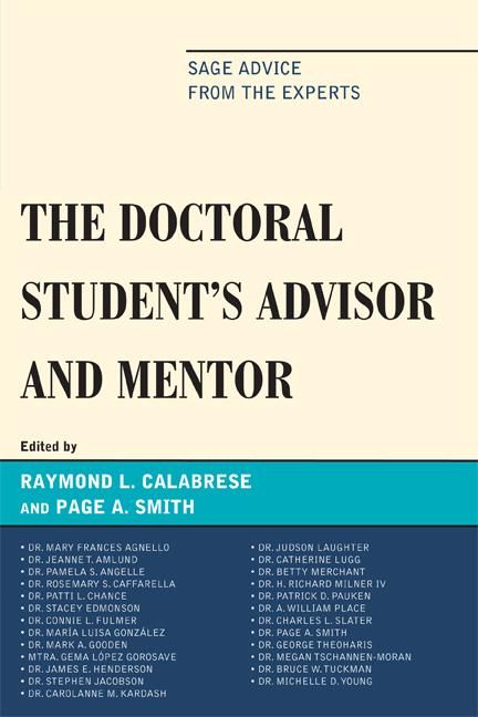 Produktbild: The Doctoral StudentOs Advisor and Mentor