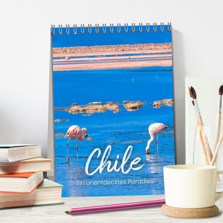 Produktbild: Chile - Ein unentdecktes Paradies. (Tischkalender 2026 DIN A5 hoch), CALVENDO Monatskalender