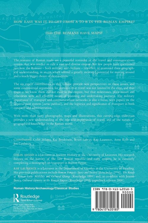 Produktbild: Travel and Geography in the Roman Empire