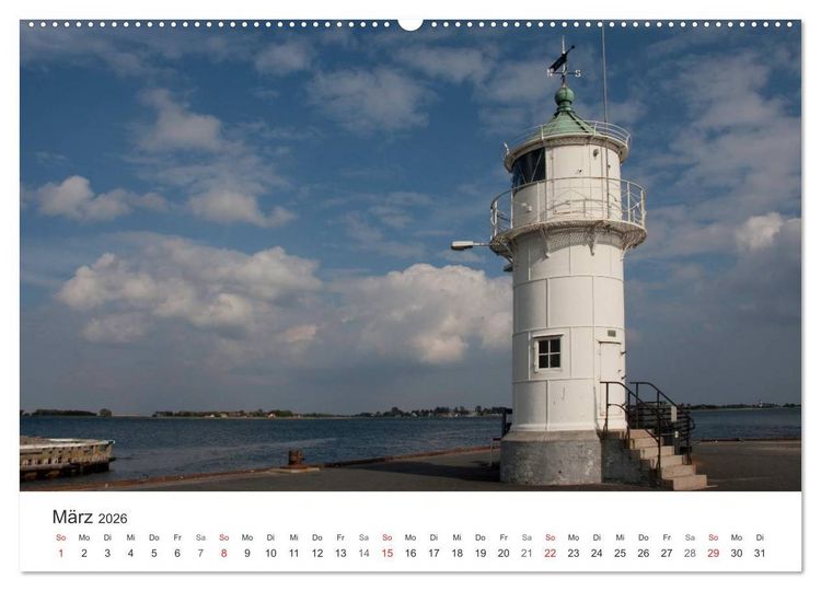 Produktbild: Leuchtt&uuml;rme und Leuchtfeuer an der Ostsee (hochwertiger Premium Wandkalender 2026 DIN A2 quer), Kunstdruck in Hochglanz