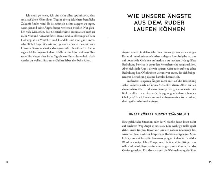 Nimm den Zweifeln das Kommando