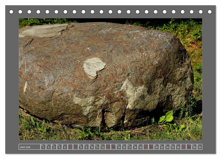 Produktbild: Gesteine und mineralische Bildungen (Tischkalender 2026 DIN A5 quer), CALVENDO Monatskalender