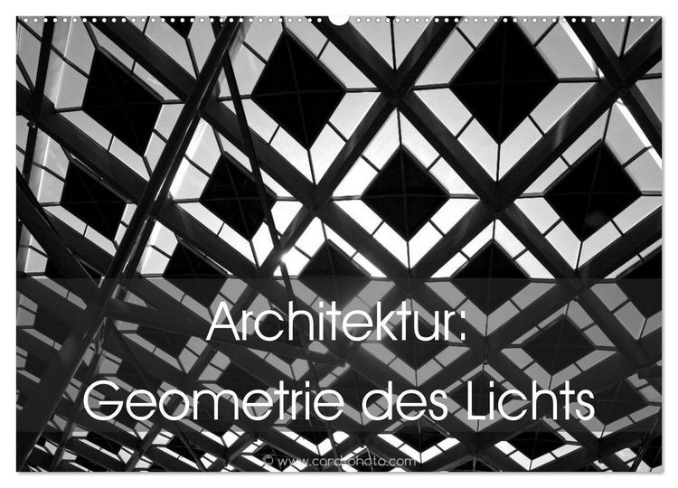 Produktbild: Architektur: Geometrie des Lichts (Wandkalender 2026 DIN A2 quer), CALVENDO Monatskalender
