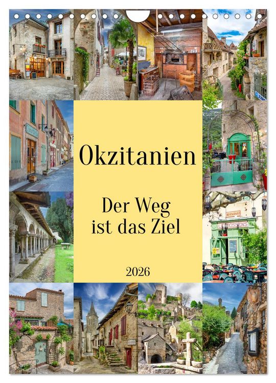 Produktbild: Okzitanien, Der Weg ist das Ziel (Wandkalender 2026 DIN A4 hoch), CALVENDO Monatskalender