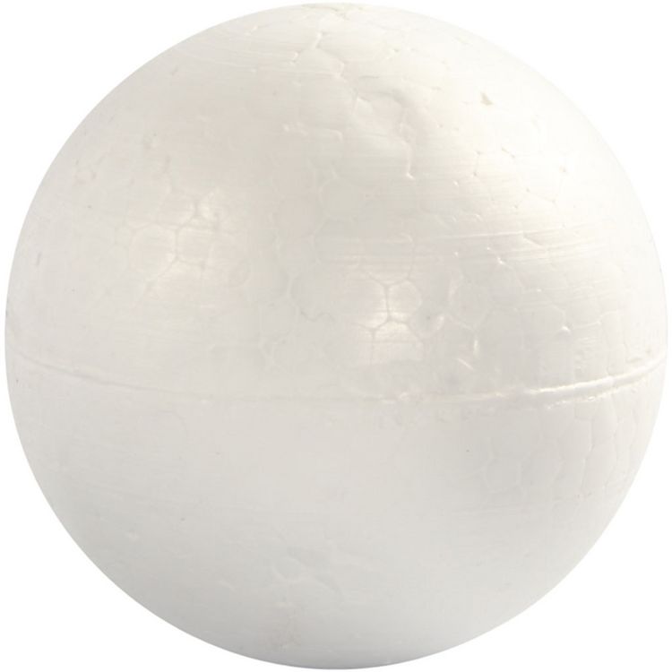Produktbild: Creativ Company Styropor-Kugeln, D 10 cm, Wei&szlig;, 5 Stk