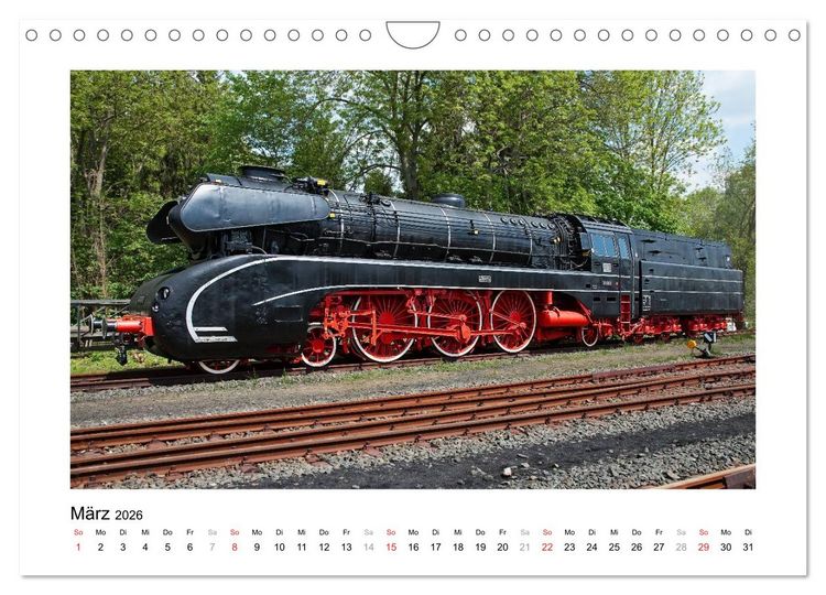 Produktbild: Unter Dampf - Dampflokromantik (Wandkalender 2026 DIN A4 quer), CALVENDO Monatskalender