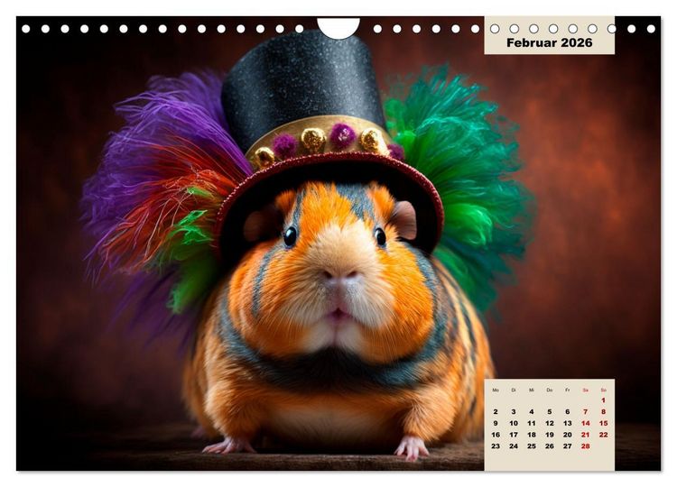 Produktbild: M&auml;rchenhafte Merlis - Schweinegeile Illustrationen (Wandkalender 2026 DIN A4 quer), CALVENDO Monatskalender