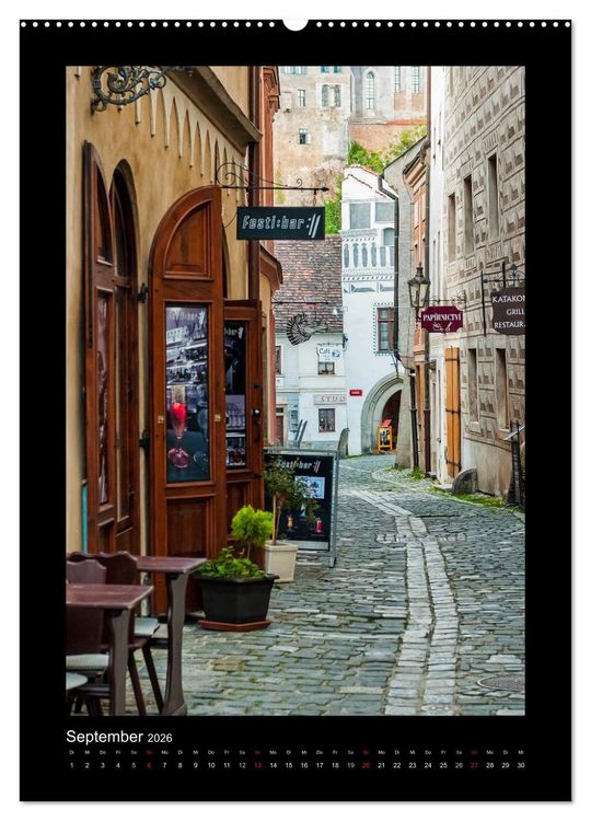 Produktbild: Cesky Krumlov Krumau (hochwertiger Premium Wandkalender 2026 DIN A2 hoch), Kunstdruck in Hochglanz