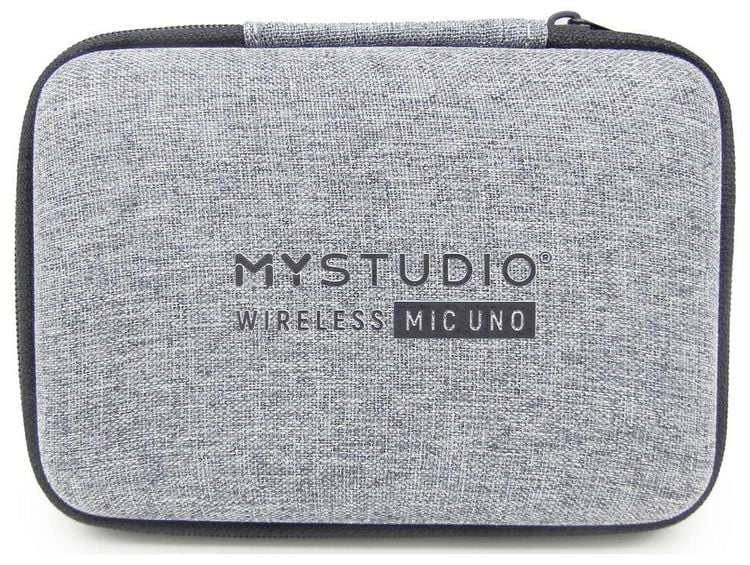 Produktbild: Ansteck Studiomikrofon Easypix MyStudio Mic UNO &Uuml;bertragungsart (Details):Kabelgebunden, Funk inkl. Windschutz, inkl. Mikrofoncase