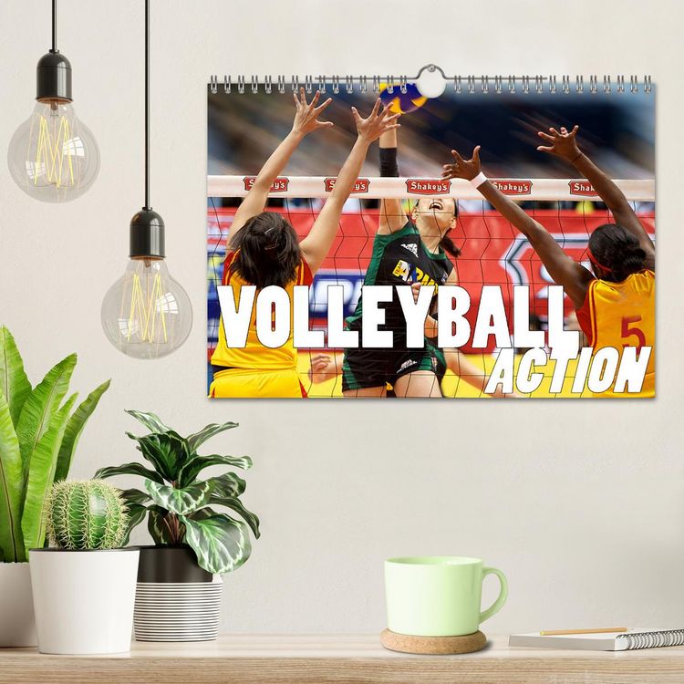 Produktbild: Volleyball Action (Wandkalender 2026 DIN A4 quer), CALVENDO Monatskalender
