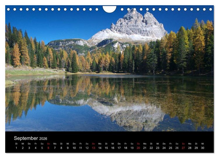 Produktbild: Berge, T&auml;ler & Seen (Wandkalender 2026 DIN A4 quer), CALVENDO Monatskalender