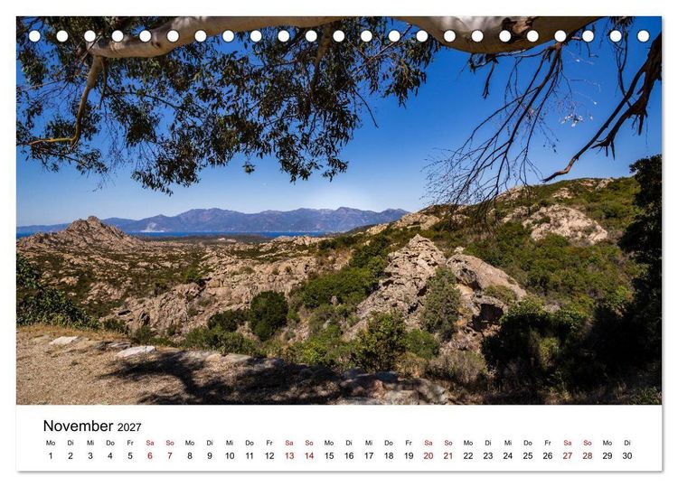 Produktbild: Korsika - Die Sch&ouml;ne im MIttelmeer (Tischkalender 2027 DIN A5 quer), CALVENDO Monatskalender