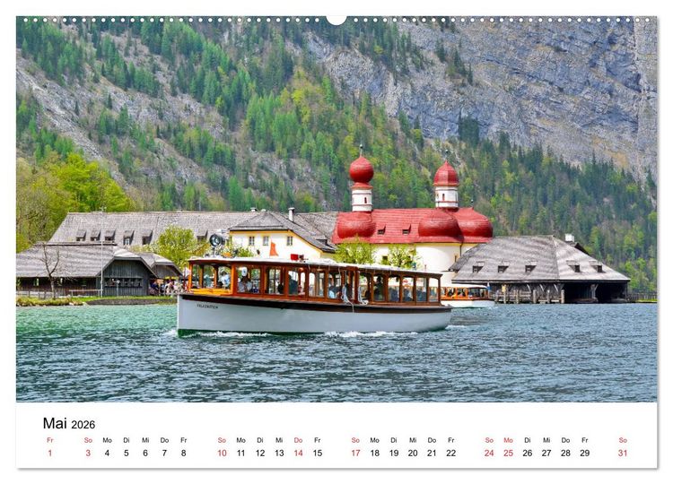 Produktbild: Im Land des K&ouml;nigssees (Wandkalender 2026 DIN A2 quer), CALVENDO Monatskalender