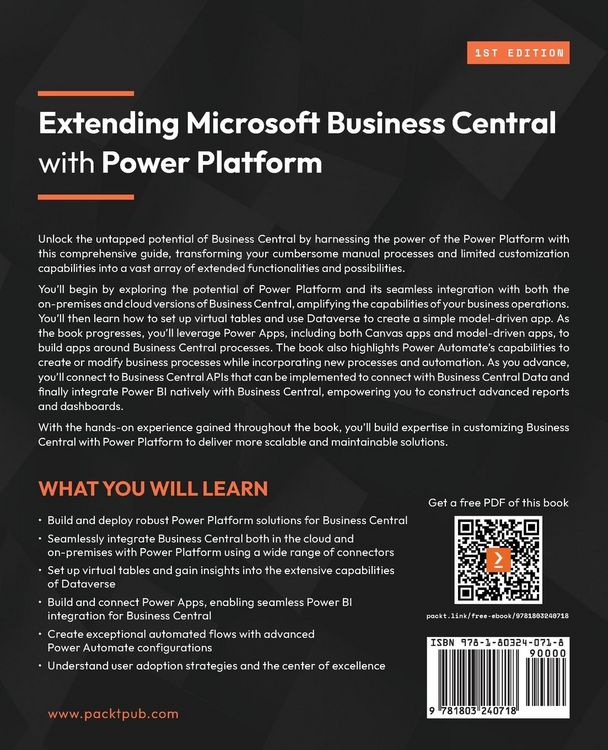 Produktbild: Extending Microsoft Business Central with Power Platform