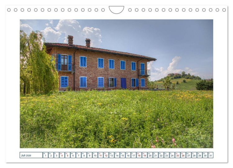 Produktbild: Piemont - am Fu&szlig; der Berge (Wandkalender 2026 DIN A4 quer), CALVENDO Monatskalender