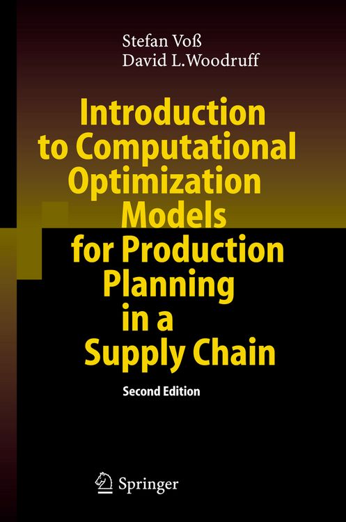 Produktbild: Introduction to Computational Optimization Models for Production Planning in a Supply Chain