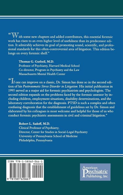 Produktbild: Posttraumatic Stress Disorder in Litigation