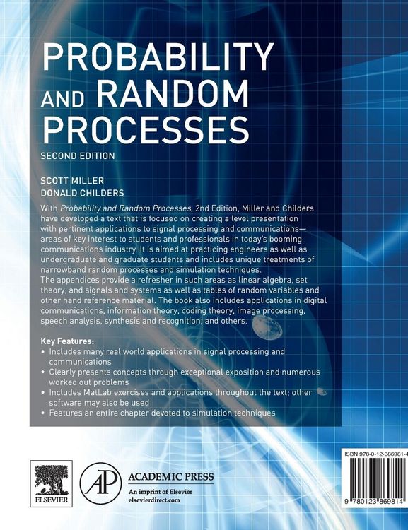 Produktbild: Probability and Random Processes