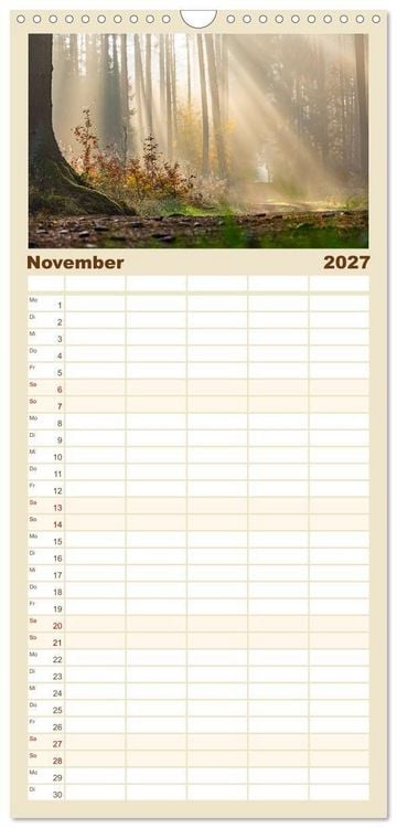 Produktbild: Familienplaner 2027 - Magische Stimmungen in Mecklenburg-Vorpommern mit 5 Spalten (Wandkalender, 21 x 45 cm) CALVENDO