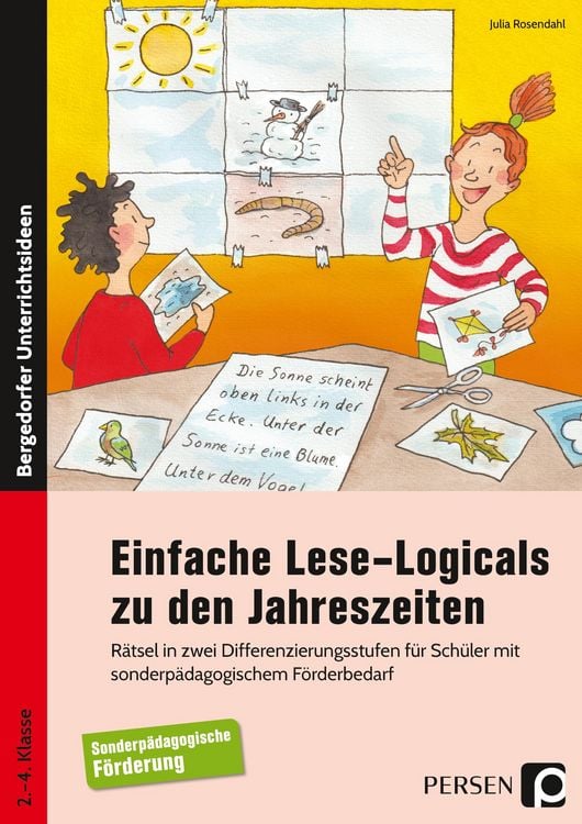 Produktbild: Einfache Lese-Logicals zu den Jahreszeiten