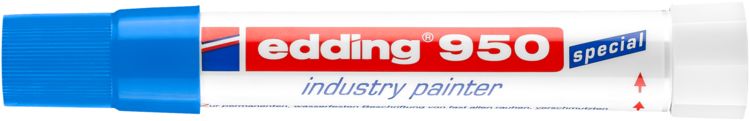 Produktbild: Edding 950 industry painter 4-950003 Industriemarker Blau wasserfest: Ja