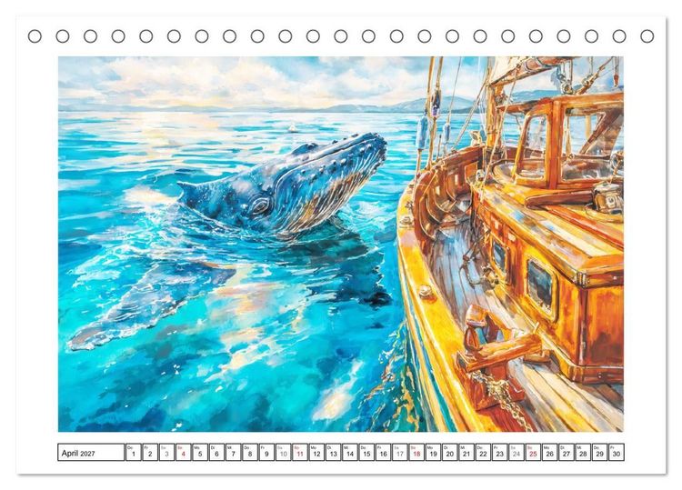 Produktbild: Norwegen. K&uuml;nstlerische Aquarelle aus dem hohen Norden (Tischkalender 2027 DIN A5 quer), CALVENDO Monatskalender