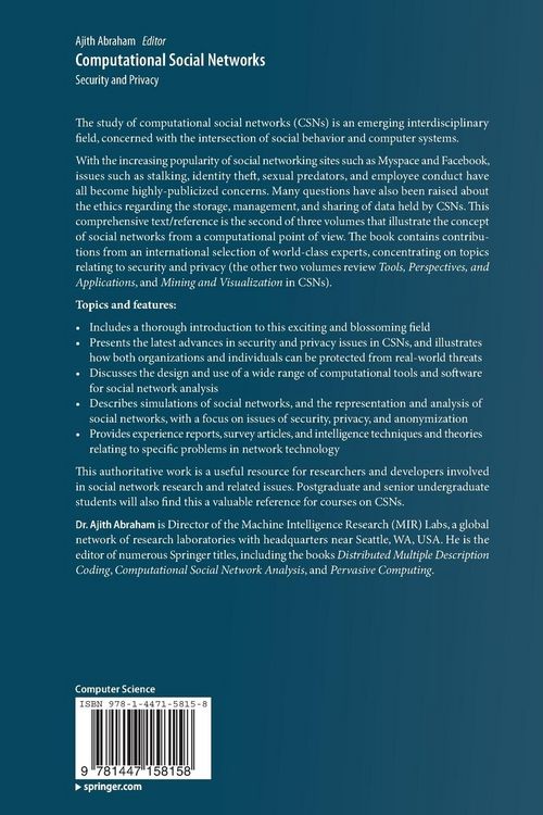 Produktbild: Computational Social Networks