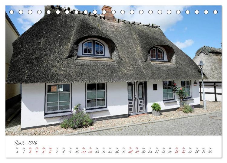 Produktbild: Maasholm - der Fischerort an Schlei und Ostsee (Tischkalender 2026 DIN A5 quer), CALVENDO Monatskalender