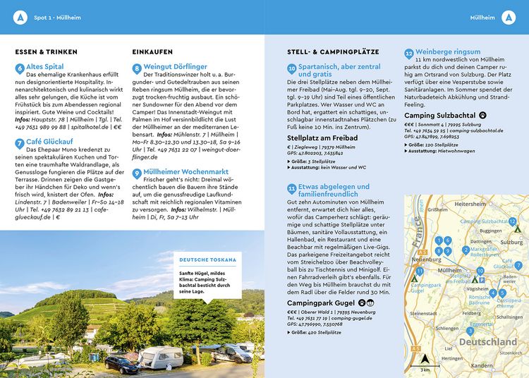 Produktbild: MARCO POLO Camper Guide Baden-W&uuml;rttemberg & Pfalz