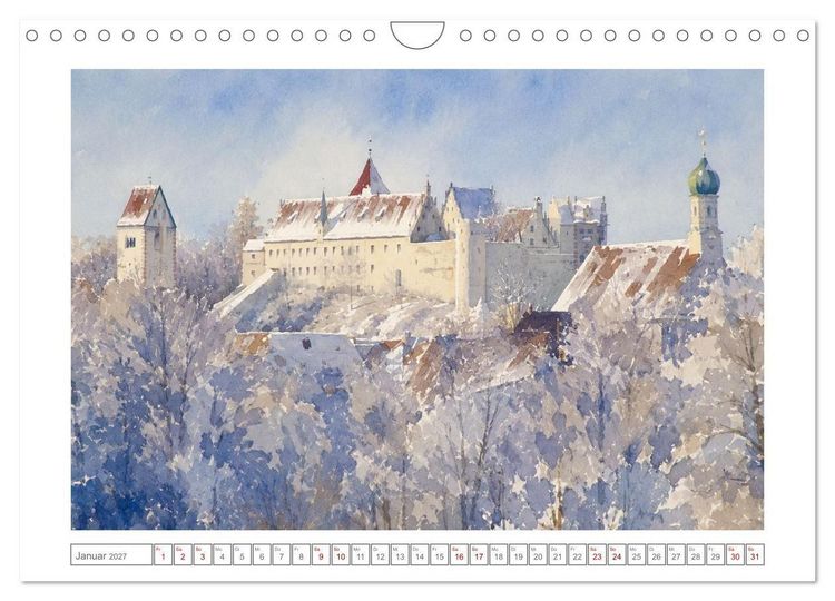 Produktbild: Idyllisches F&uuml;ssen (Wandkalender 2027 DIN A4 quer), CALVENDO Monatskalender