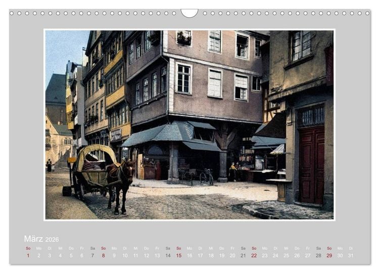 Produktbild: Es war einmal... in Frankfurt (Main) (Wandkalender 2026 DIN A3 quer), CALVENDO Monatskalender