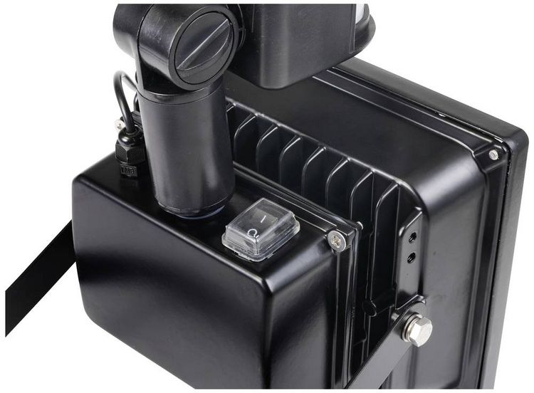 Sygonix SY-5461110 Solar-Spot mit Bewegungsmelder 30W Neutralweiß Schwarz
