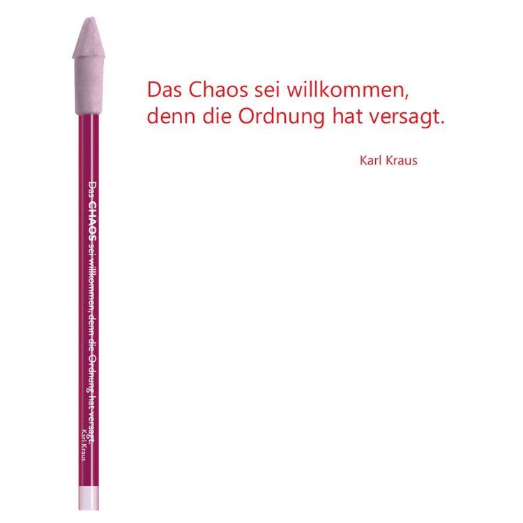 Produktbild: Bleistift rot, Karl Kraus