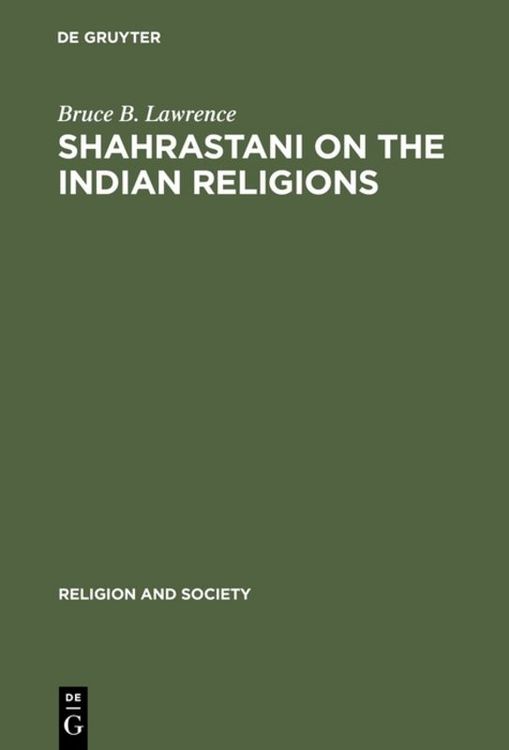 Produktbild: Shahrastani on the Indian Religions