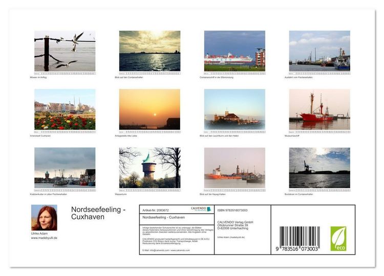Produktbild: Nordseefeeling - Cuxhaven (Wandkalender 2026 DIN A4 quer), CALVENDO Monatskalender