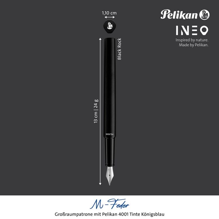 Produktbild: Pelikan F&uuml;ller Ineo&reg; Elements P6, Schwarz