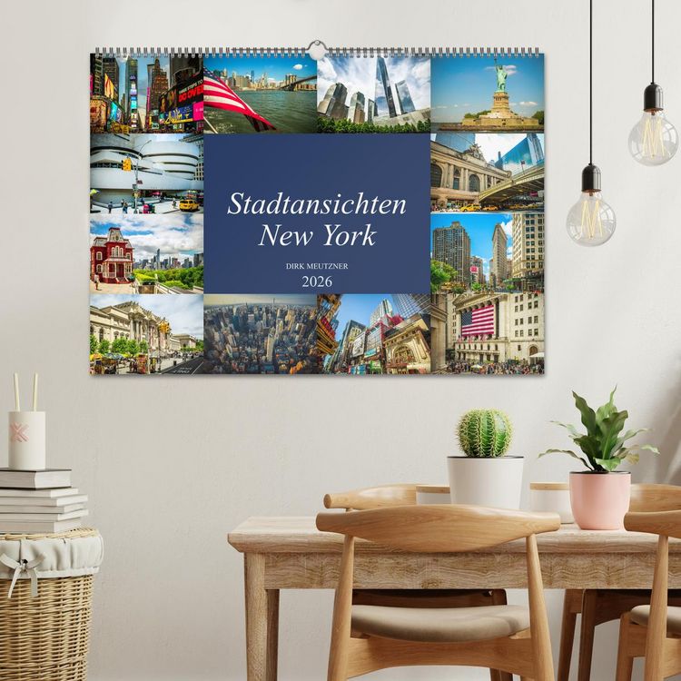 Produktbild: Stadtansichten New York (Wandkalender 2026 DIN A2 quer), CALVENDO Monatskalender