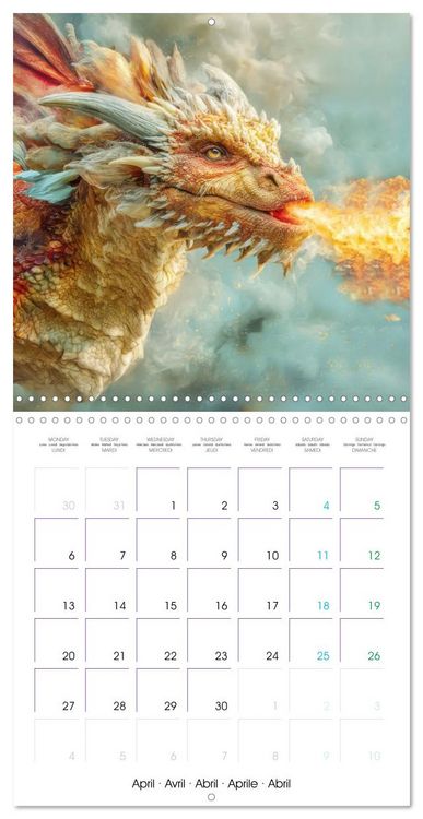 Produktbild: Dragons - A never-ending fascination (Wall Calendar 2026 12 &times; 12 Inch) CALVENDO 12 Month Wall Calendar