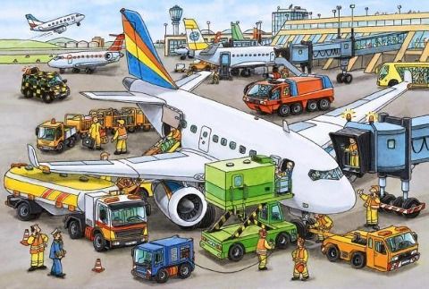 Produktbild: Busy Airport 35 Piece Puzzle