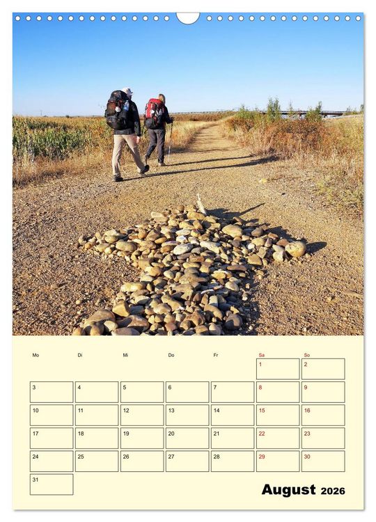 Produktbild: Buen Camino - Mein Jakobsweg - Camino Franc&eacute;s (Wandkalender 2026 DIN A3 hoch), CALVENDO Monatskalender