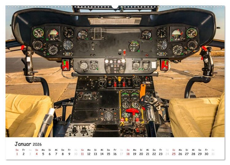 Produktbild: Flight deck - das beste B&uuml;ro (Wandkalender 2026 DIN A2 quer), CALVENDO Monatskalender