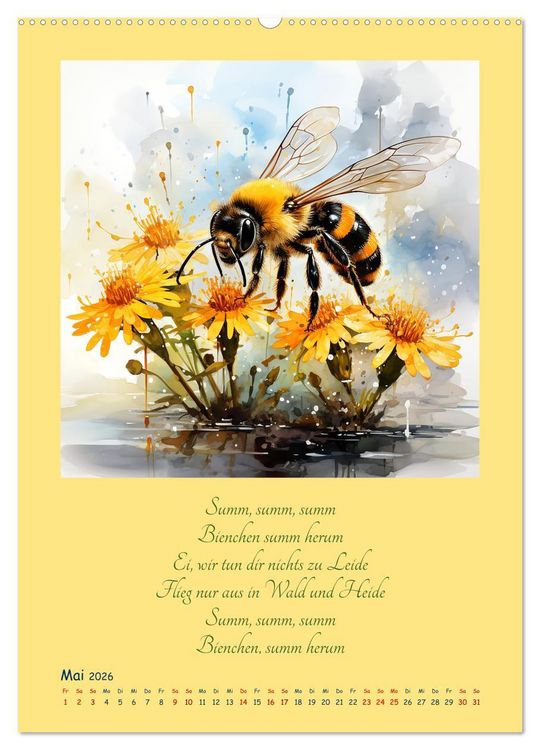 Produktbild: Alle meine Entchen (hochwertiger Premium Wandkalender 2026 DIN A2 hoch), Kunstdruck in Hochglanz
