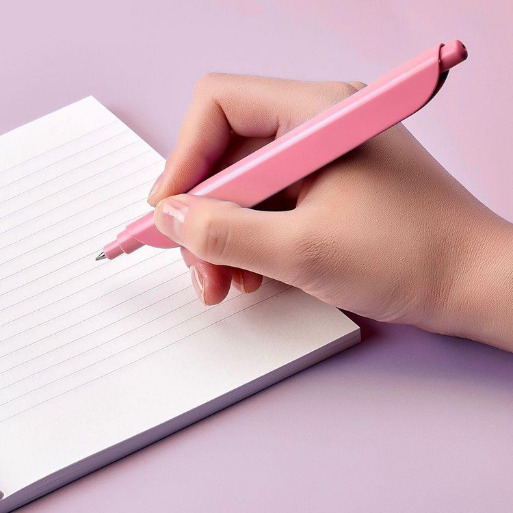Produktbild: Clipen & Note &ndash; Gelschreiber & Notizbuch, Rosa