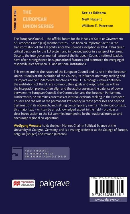 Produktbild: The European Council