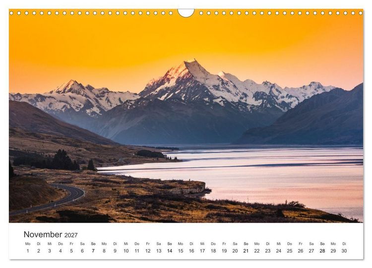 Produktbild: Naturschauspiel Neuseeland (Wandkalender 2027 DIN A3 quer), CALVENDO Monatskalender