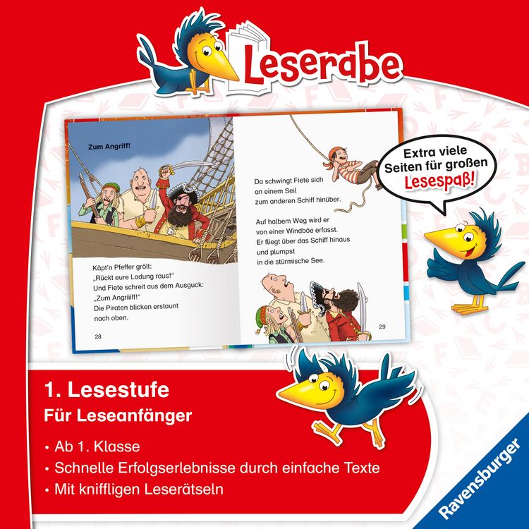 Produktbild: Leserabe Sonderausgaben - Die besten Leseraben-Piratengeschichten