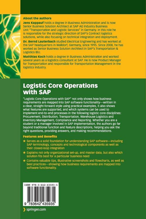 Produktbild: Logistic Core Operations with SAP