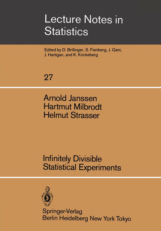 Produktbild: Infinitely Divisible Statistical Experiments