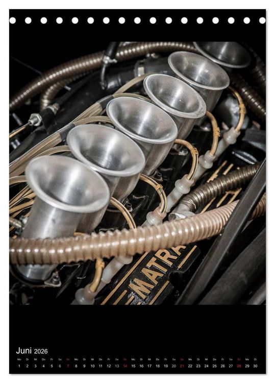 Produktbild: Klassische Rennmotoren (Tischkalender 2026 DIN A5 hoch), CALVENDO Monatskalender
