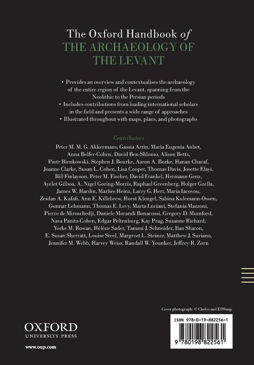 Produktbild: Oxford Handbook of the Archaeology of the Levant